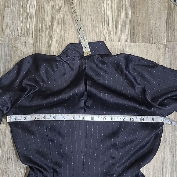 🚩Nwot Club Monaco Silk Mini Dress Balloon Sleeves. - Picture 8 of 9